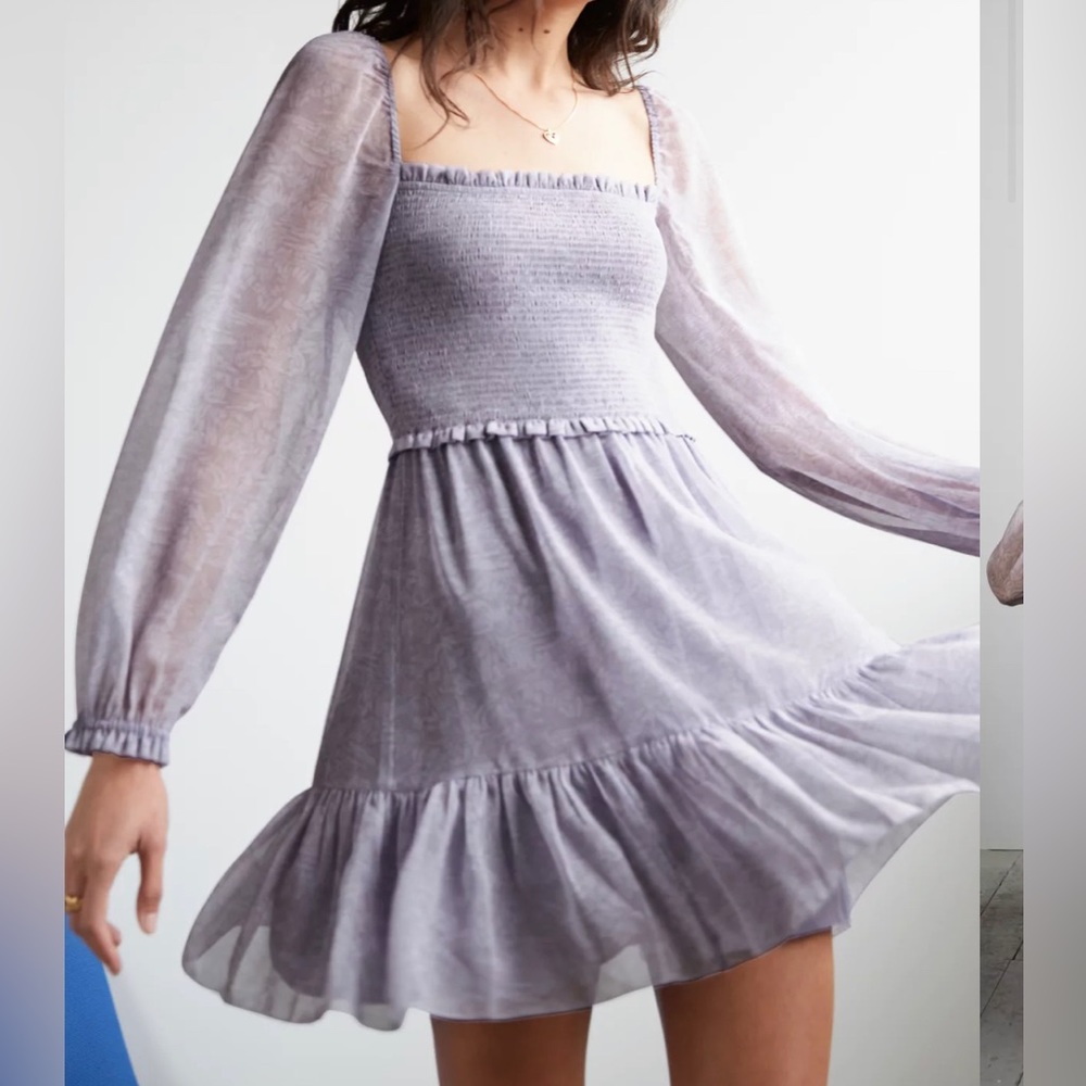 NWT Aritzia Wilfred Tempest Dress - Lavender, Small